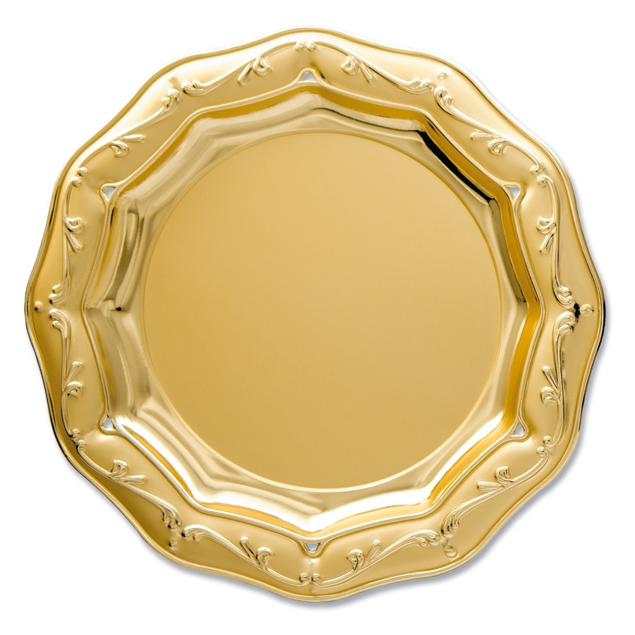 Silverplated plate for trophy