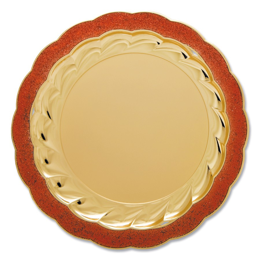 Plato para trofeo con esmalte