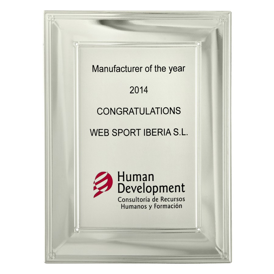 Rectangular plaque 776