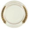 Plate with 2 laurel decoration