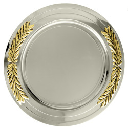 Plate with laurel decoration
