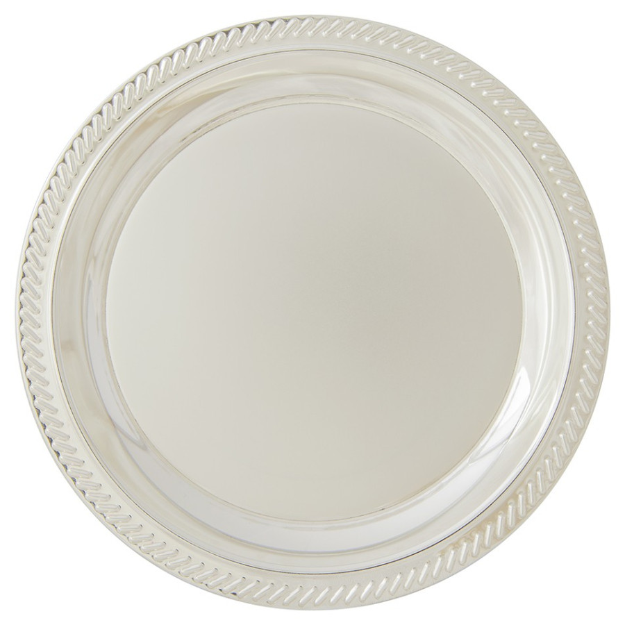 Plato plateado