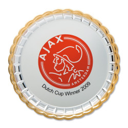 Silverplated plate for trophy