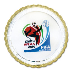 Silverplated plate for trophy